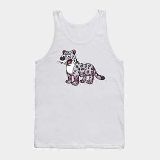 Happy Snow Leopard Tank Top